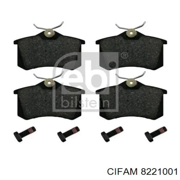 Comprar 8221001 Cifam Pastillas de freno traseras