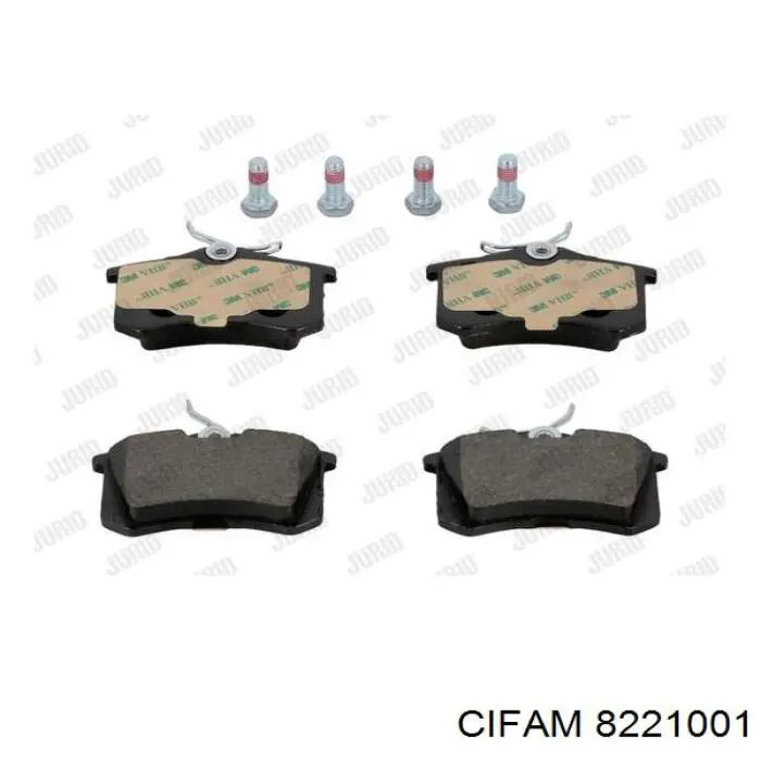 Pastillas traseras de freno Cifam 8221001 precio, desde 24,22 EUR