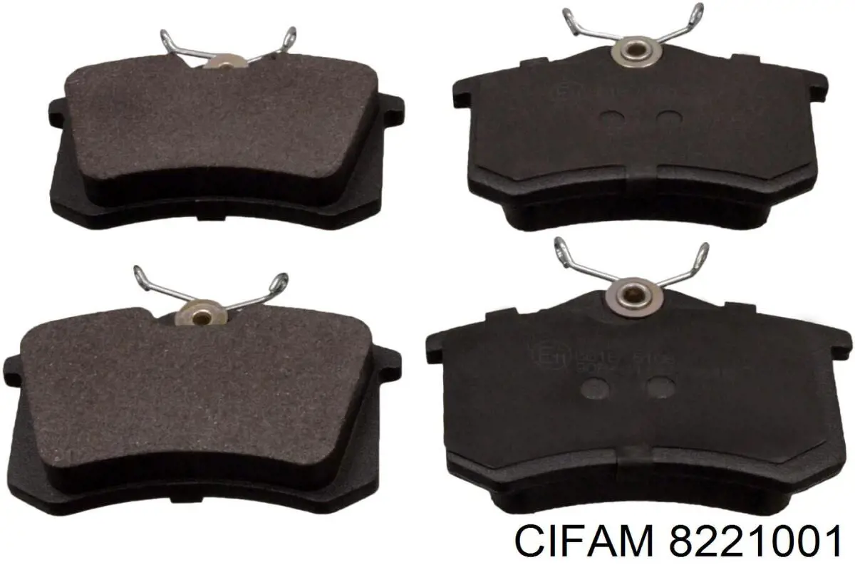 Comprar 8221001 Cifam Pastillas de freno traseras