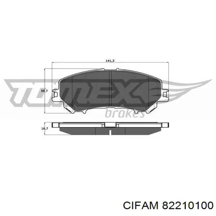 Pastillas de freno delanteras Nissan Qashqai 2 J11