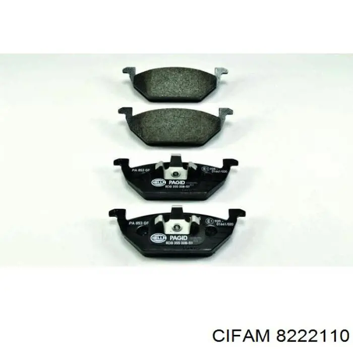 Pastillas de freno delanteras Seat Ibiza 5 KJ1, KJG