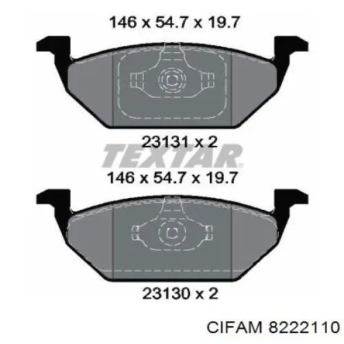 Pastillas de freno delanteras Seat Ibiza 5 KJ1, KJG