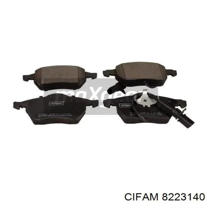 Pastillas freno delanteras Cifam 8223140 precio, desde 44,52 EUR