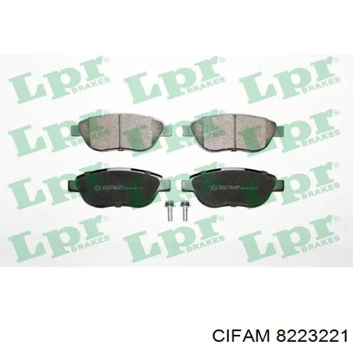 Pastillas de freno delanteras Citroen C3 1 FC