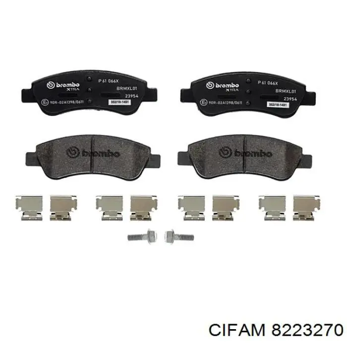 Comprar 8223270 Cifam Pastillas delanteras de freno