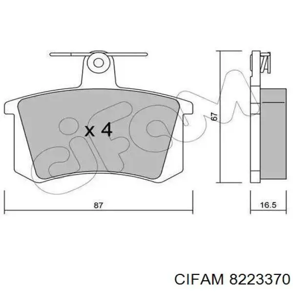 Pastillas de freno traseras Renault Espace 4 JK0
