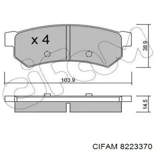 Pastillas de freno traseras Renault Espace 4 JK0