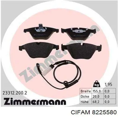 Pastillas de freno delanteras BMW 3 E90