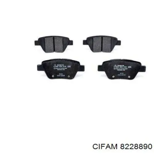 Pastillas de freno traseras Volkswagen Jetta 6 162, 163, AV3, AV2, AY2, AY3