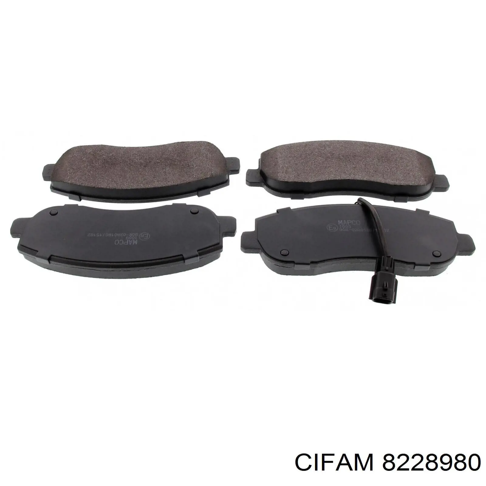 822-898-0 Cifam pastillas de freno delanteras