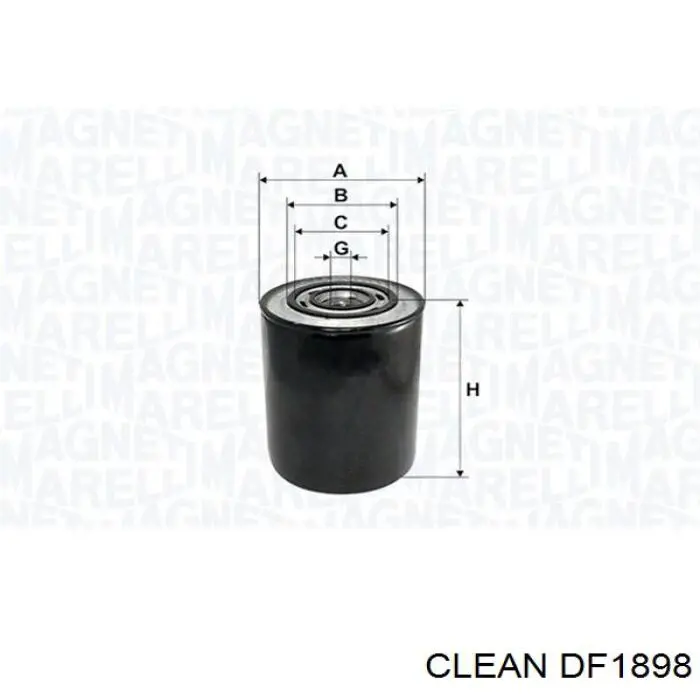 DF1898 Clean filtro de aceite