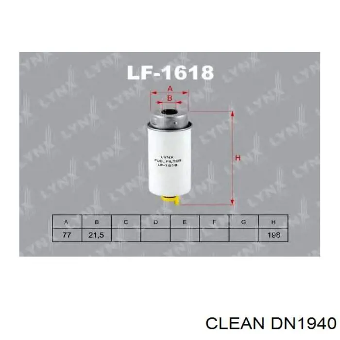 Filtro combustible Clean DN1940 precio, desde 22,08 EUR