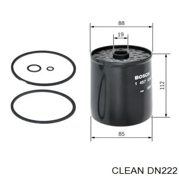 DN222 Clean filtro combustible
