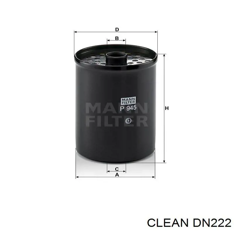 Filtro combustible Clean DN222 precio, desde 15,68 EUR
