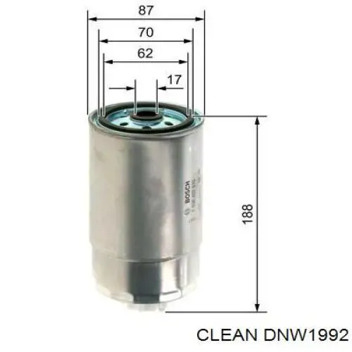 DNW1992 Clean filtro de combustible
