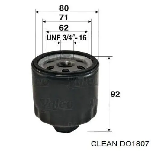 DO1807 Clean filtro de aceite