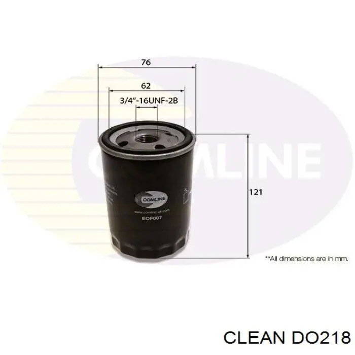 DO218 Clean filtro de aceite