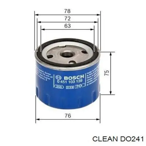 DO241 Clean filtro de aceite