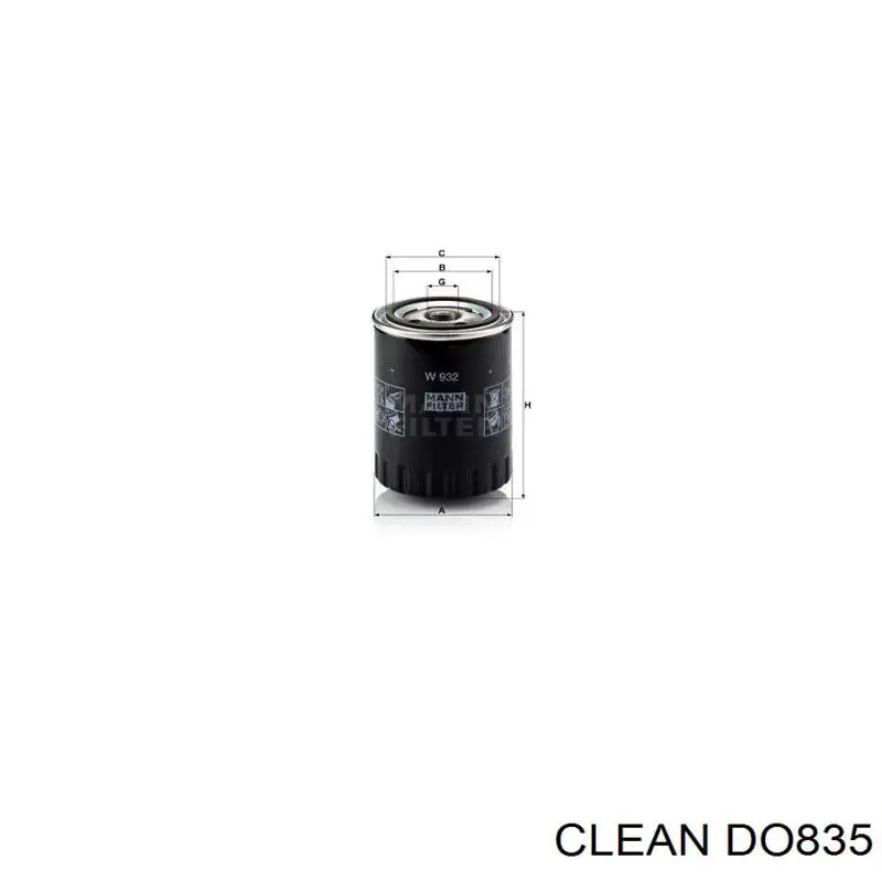 DO 835 Clean filtro de aceite