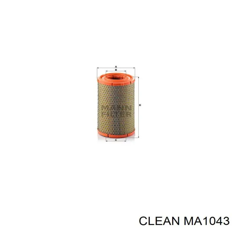 ma1043 Clean filtro de aire