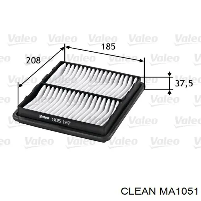 MA1051 Clean filtro de aire