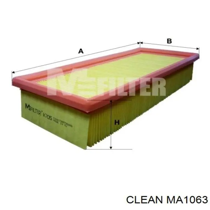 MA1063 Clean filtro de aire