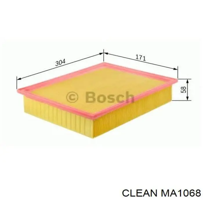 MA1068 Clean filtro de aire