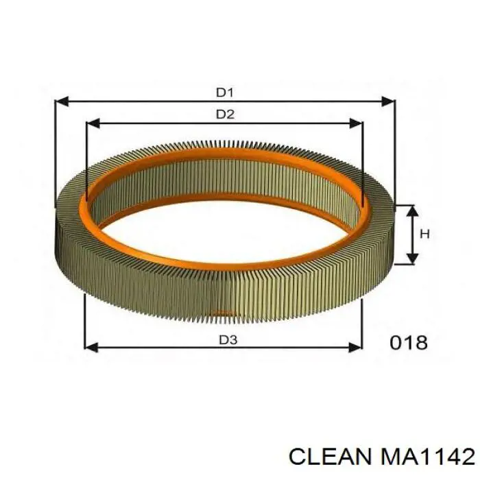 MA1142 Clean filtro de aire