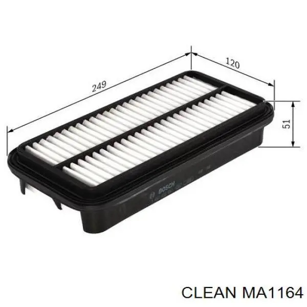 MA1164 Clean filtro de aire