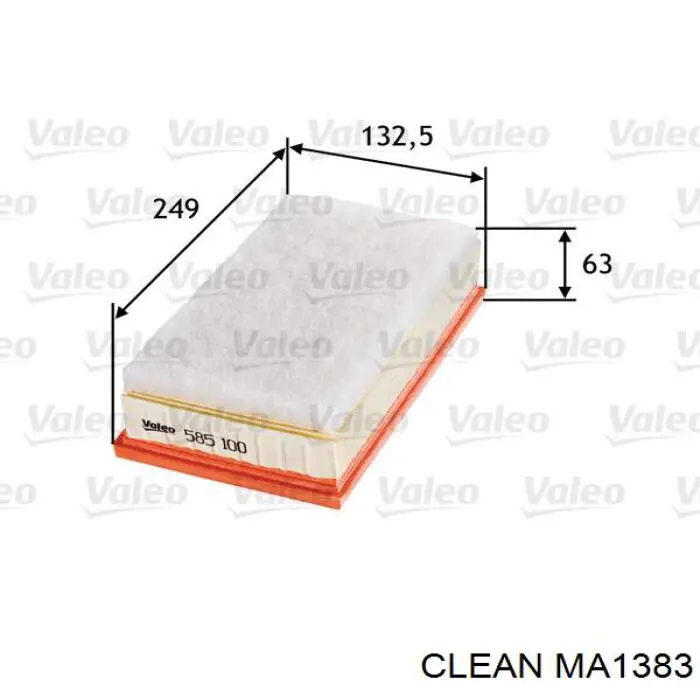 MA1383 Clean filtro de aire