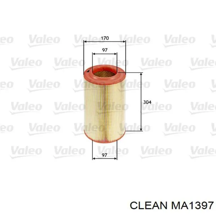 MA1397 Clean filtro de aire