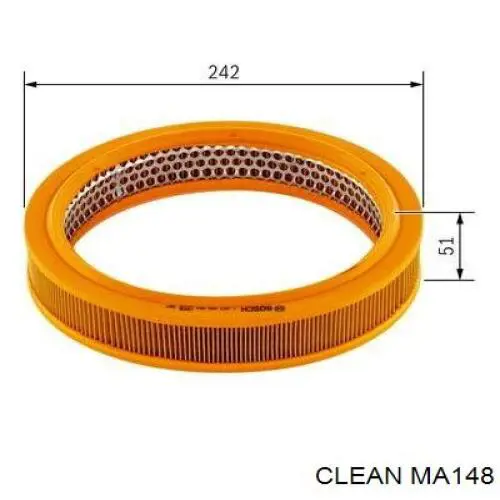MA148 Clean filtro de aire