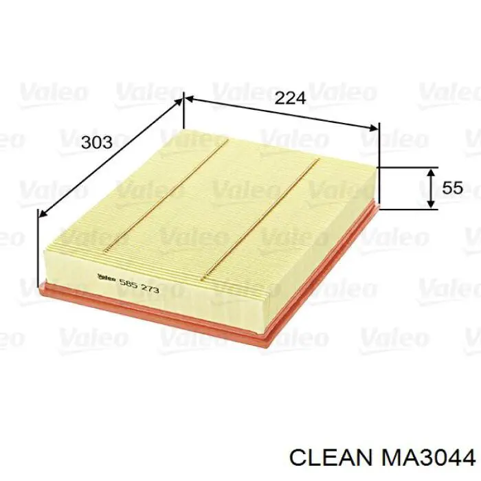 MA3044 Clean filtro de aire