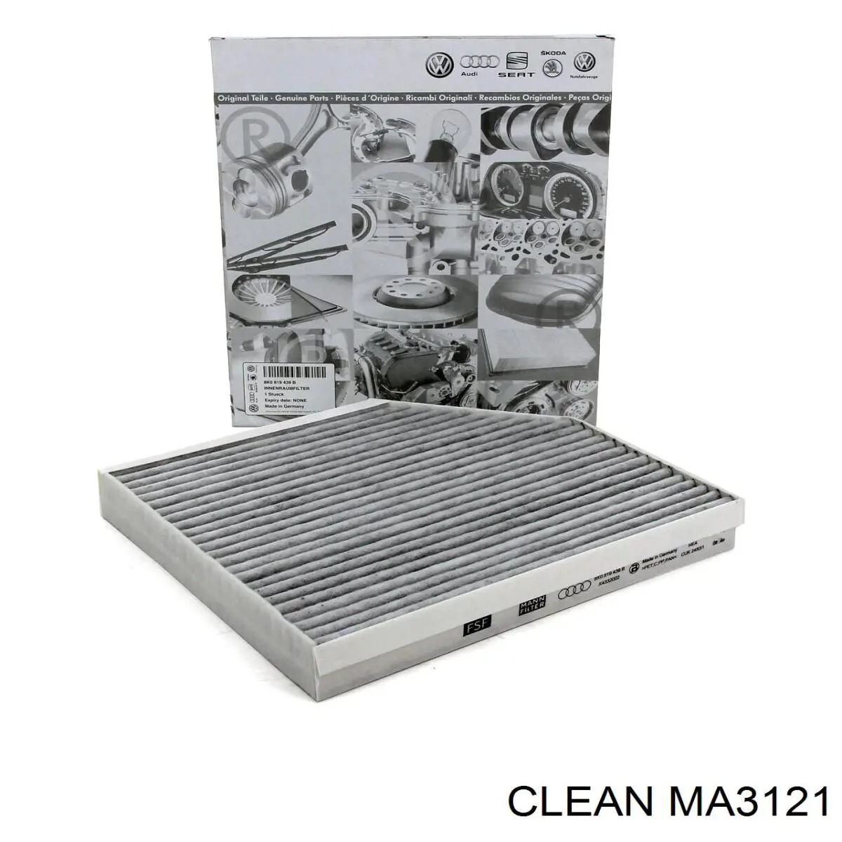 Casco de filtro de aire Audi A4 8K2