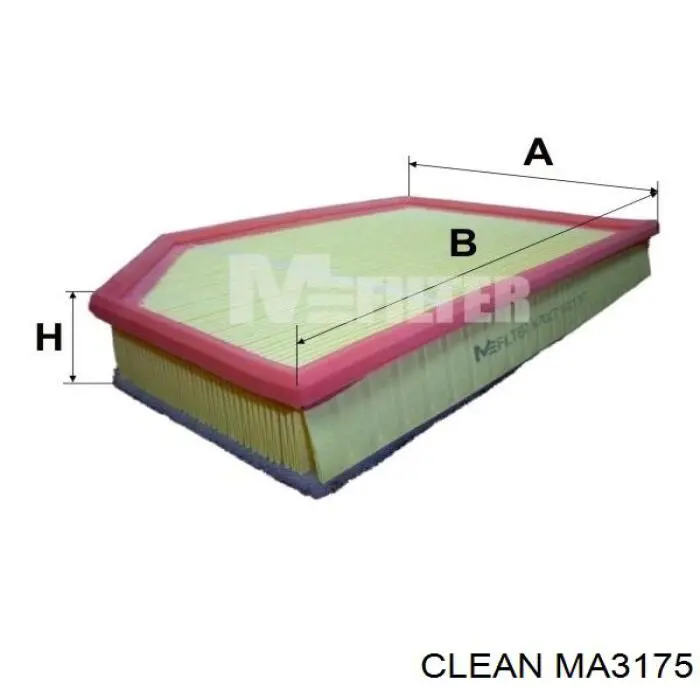 MA3175 Clean filtro de aire