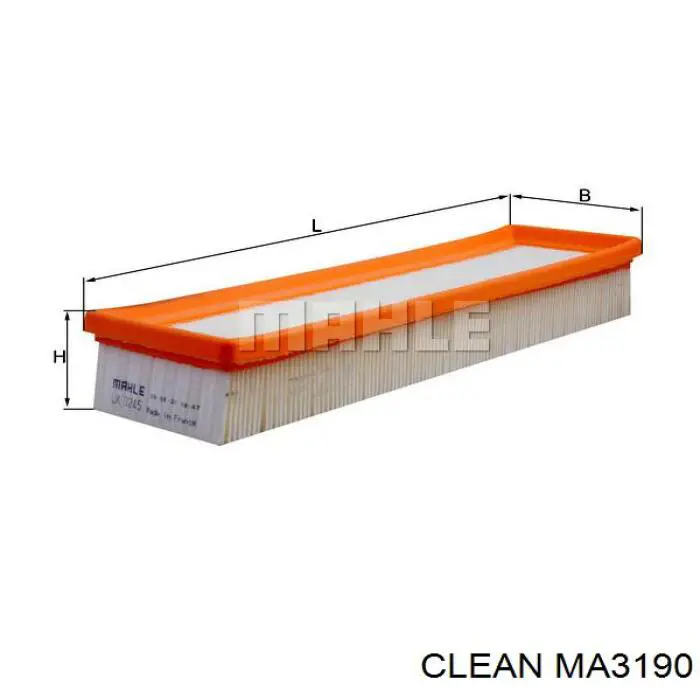 MA3190 Clean filtro de aire