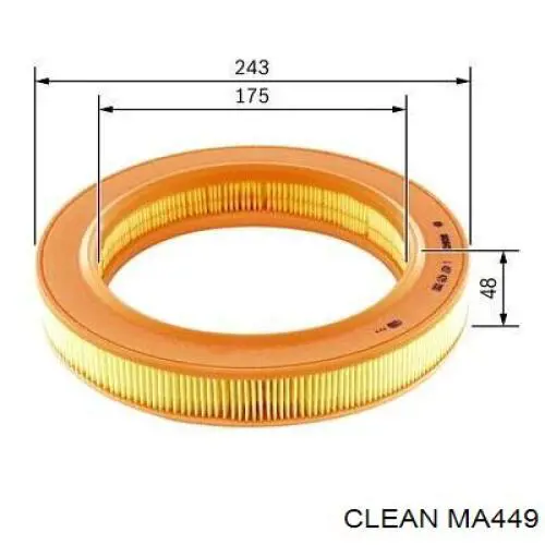 Comprar A462 Purflux Filtro de aire