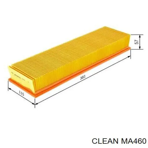 MA460 Clean filtro de aire