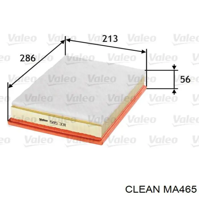 MA465 Clean filtro de aire