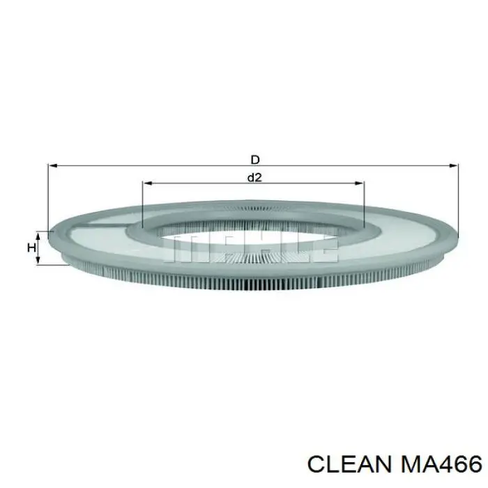 MA466 Clean filtro de aire
