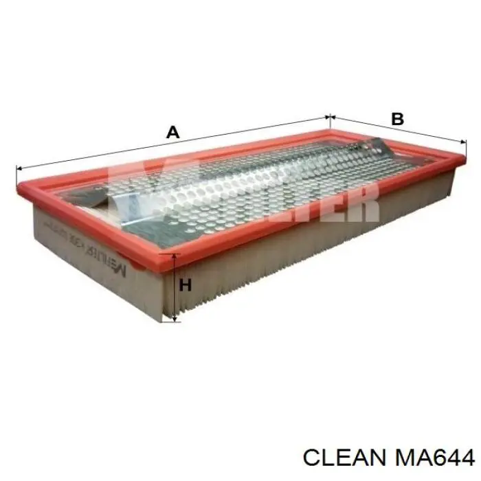 MA644 Clean filtro de aire