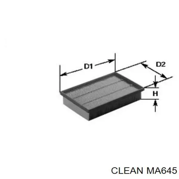 MA645 Clean filtro de aire