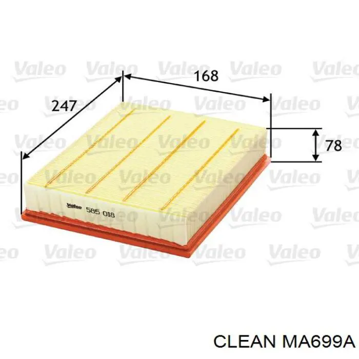 MA699A Clean filtro de aire