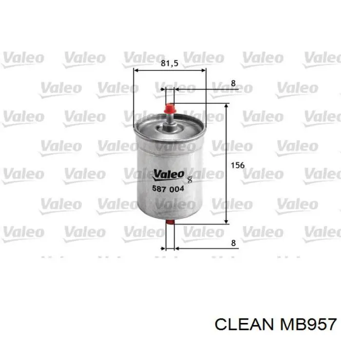 MB957 Clean filtro combustible