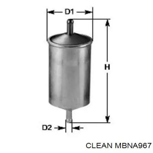 MBNA967 Clean filtro combustible