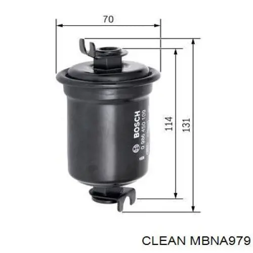 MBNA979 Clean filtro combustible