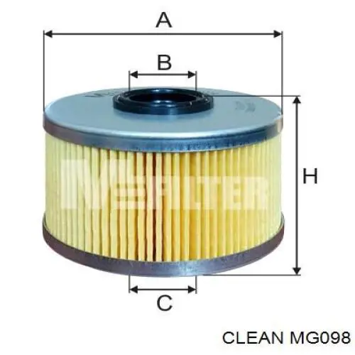 Filtro combustible Clean MG098 precio, desde 5,24 EUR