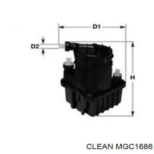 MGC1686 Clean filtro combustible