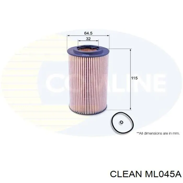 ML045A Clean filtro de aceite