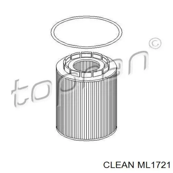 Filtro de aceite CLEAN ML1721